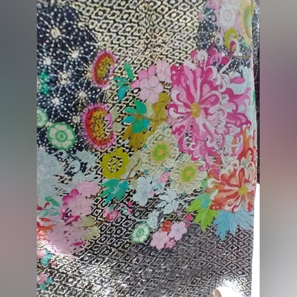 JOHNNY WAS RAYON SILK BLEND KIMONO STYLE JACKET - Picture 8 of 11